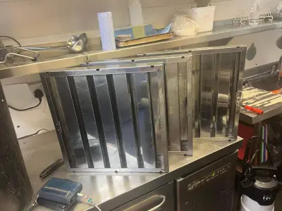 Commercial cleaned filter by TipTop duct cleaning