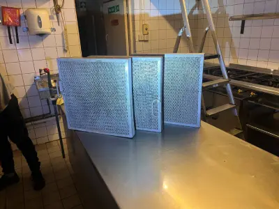 Perfect cleaned metal filters