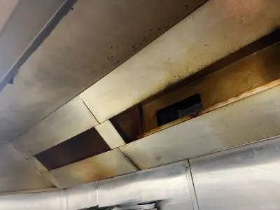 Dirty kitchen conopy