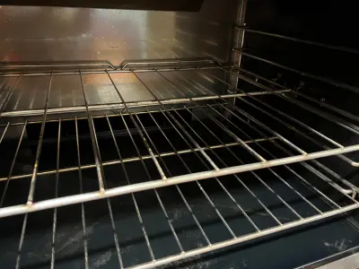 Perfect cleaned oven