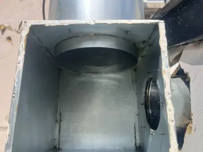 Commercial cleaned duct 
